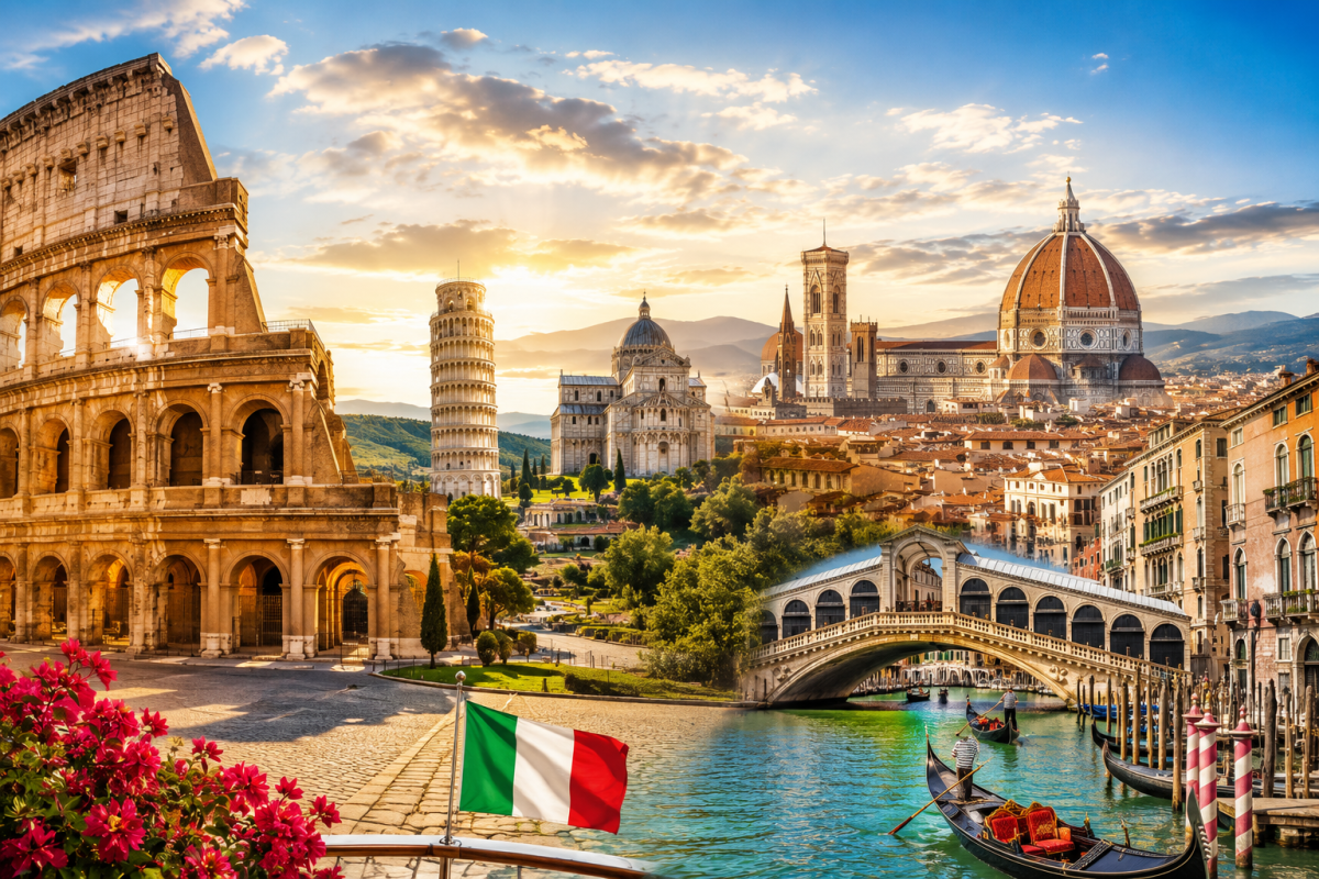 MAGNIFICENT ITALY – 7/8 DAYS